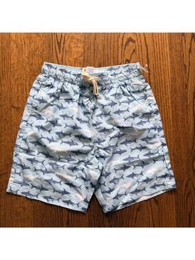 New Nordstrom Rack Men's Shark Swim Trunk Board Shorts - XS